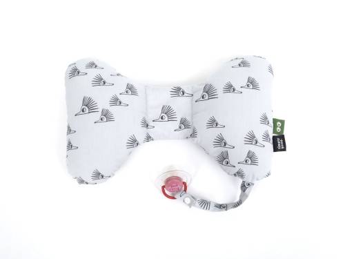 SIMPLY GOOD Butterfly Cushion - Grey Hedgehogs